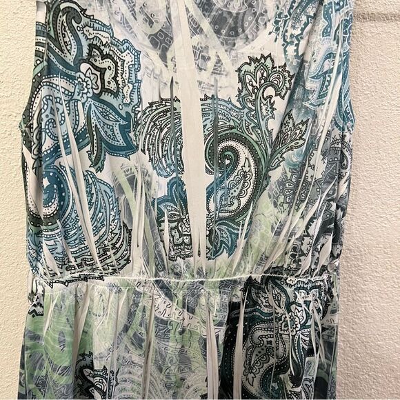 Poema Sleeveless Colorful Top Size Medium - Picture 4 of 5